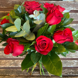 Devine Valentine- Red Freedom Rose Bouquet