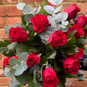 Devine Valentine- Red Freedom Rose Bouquet